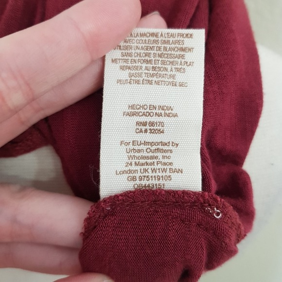 Free People New Romantics Ruby Jane Lace Mesh Cut Out Long Sleeve Tee XS - Picture 8 of 8